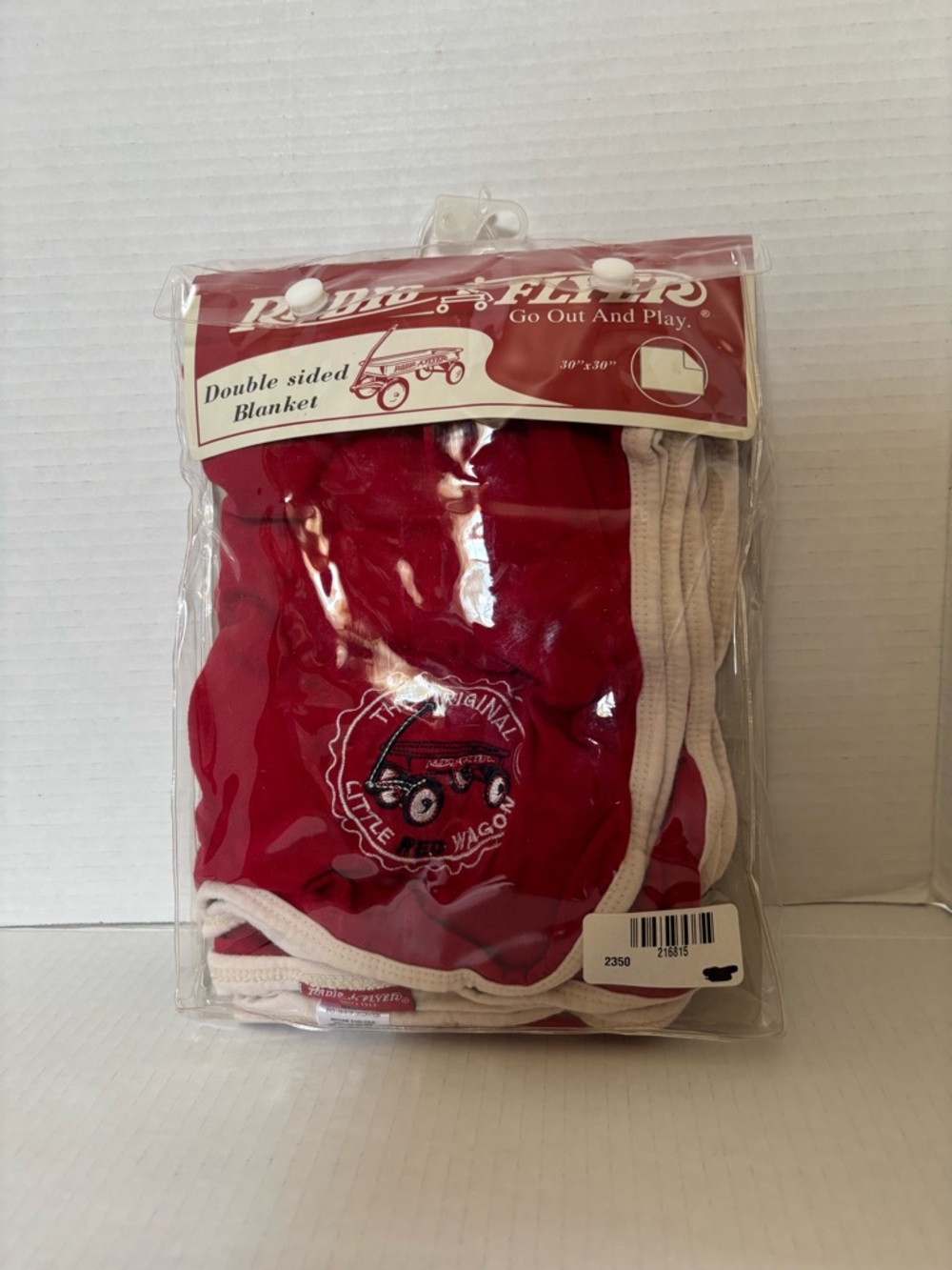 Radio Flyer Baby Blanket Double Sided 30”x30”